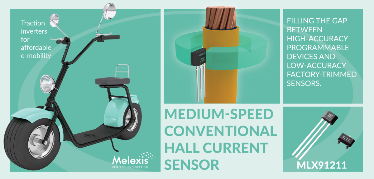 MLX91211 - 40 kHz conventional Hall current sensor IC